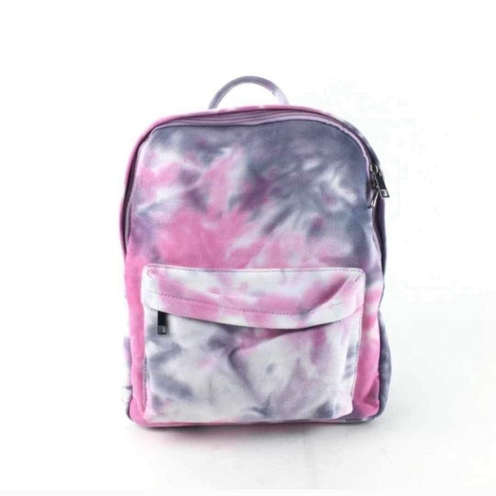 Bp. Canvas backpack pink/purple tie dye
